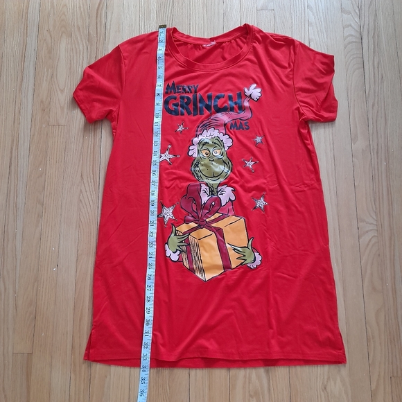 Merry Grinchmas Red Sleep Shirt - Picture 5 of 5